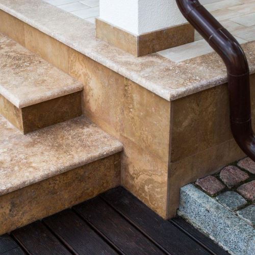Lastra Travertin Clasic Crem/Bej Cross Cut Chituit Mat 270X160x2 cm