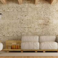 Placaj Travertin Rustic Mini Crem/Bej Tumbled Nechituit Setx1.2 cm