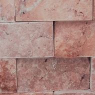 Mozaic Travertin Rosu Scapitat 5x2.5x2 cm