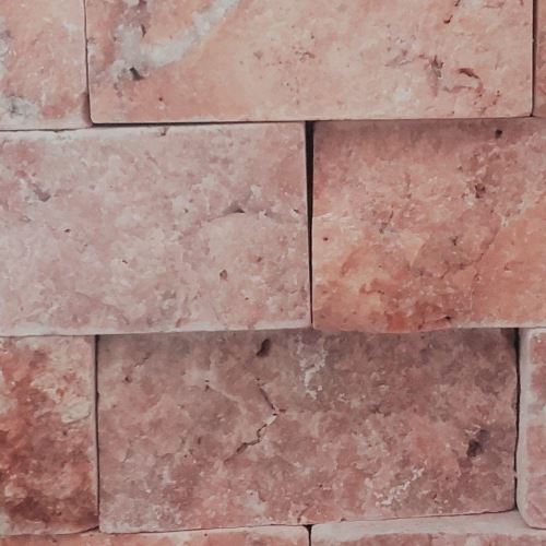 Mozaic Travertin Rosu Scapitat 5x2.5x2 cm