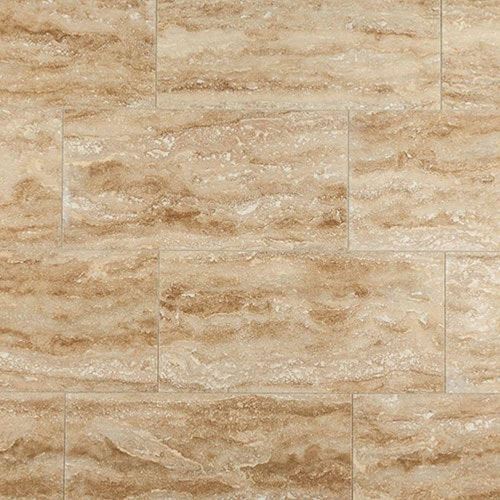Placaj Travertin Clasic Crem Chituit Lustruit Vein Cut LLX30.5X1.2 cm